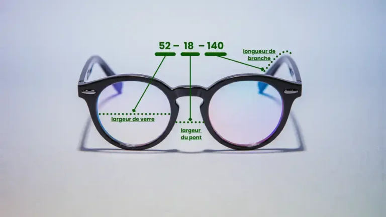 Taille des lunettes