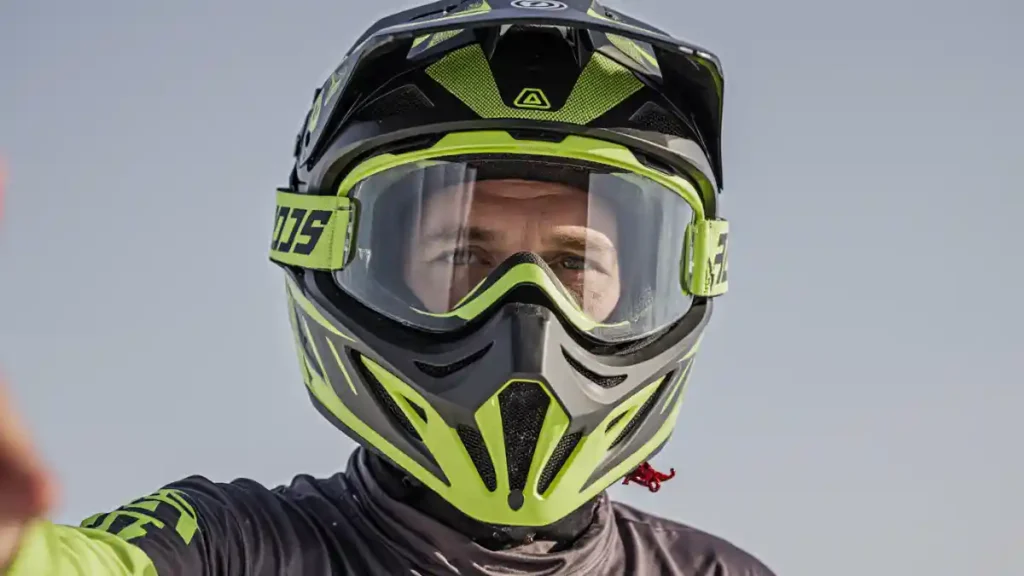 lunette moto cross nettoyage boue