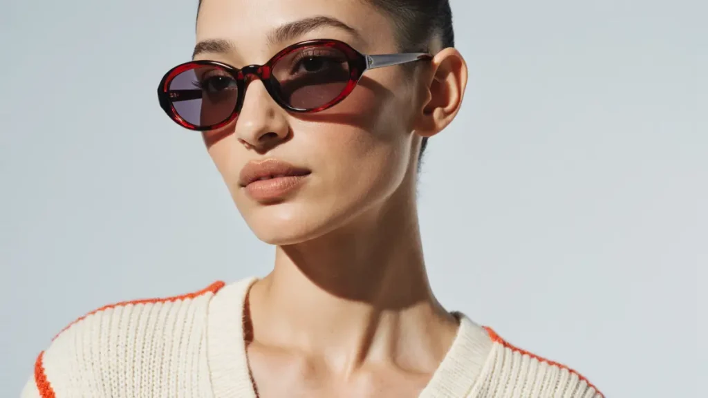 lunettes ovales lecture mode