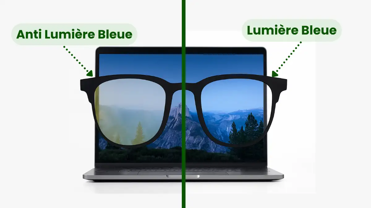 lunettes anti lumiere bleue