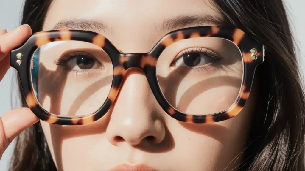 lunettes carrées proportions adaptées