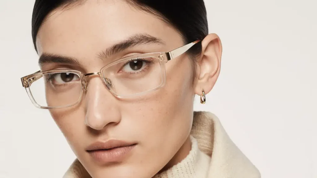 lunettes réctangulaires proportions