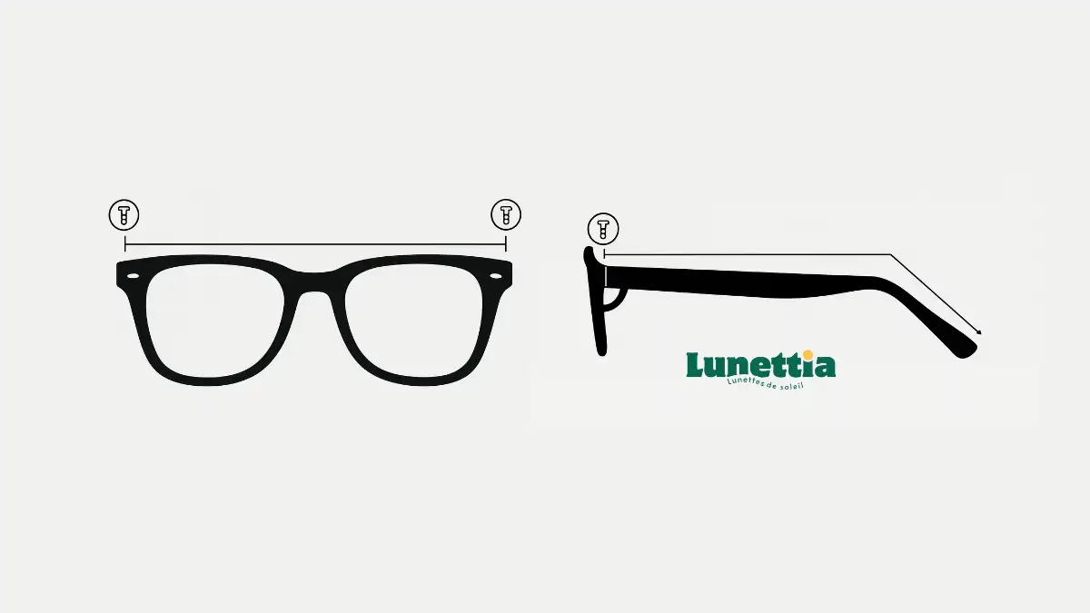 resserrer les branches des lunettes