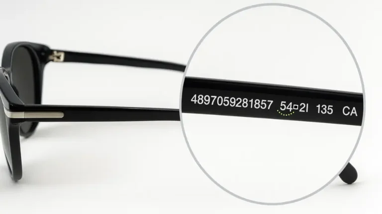 taille de lunette de soleil